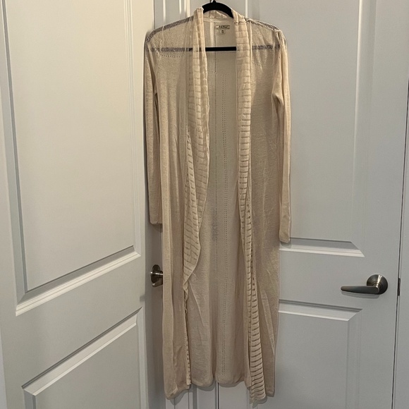 [ LUCKY BRAND ] Long Open Front Cardigan Duster Size XS - Picture 1 of 5